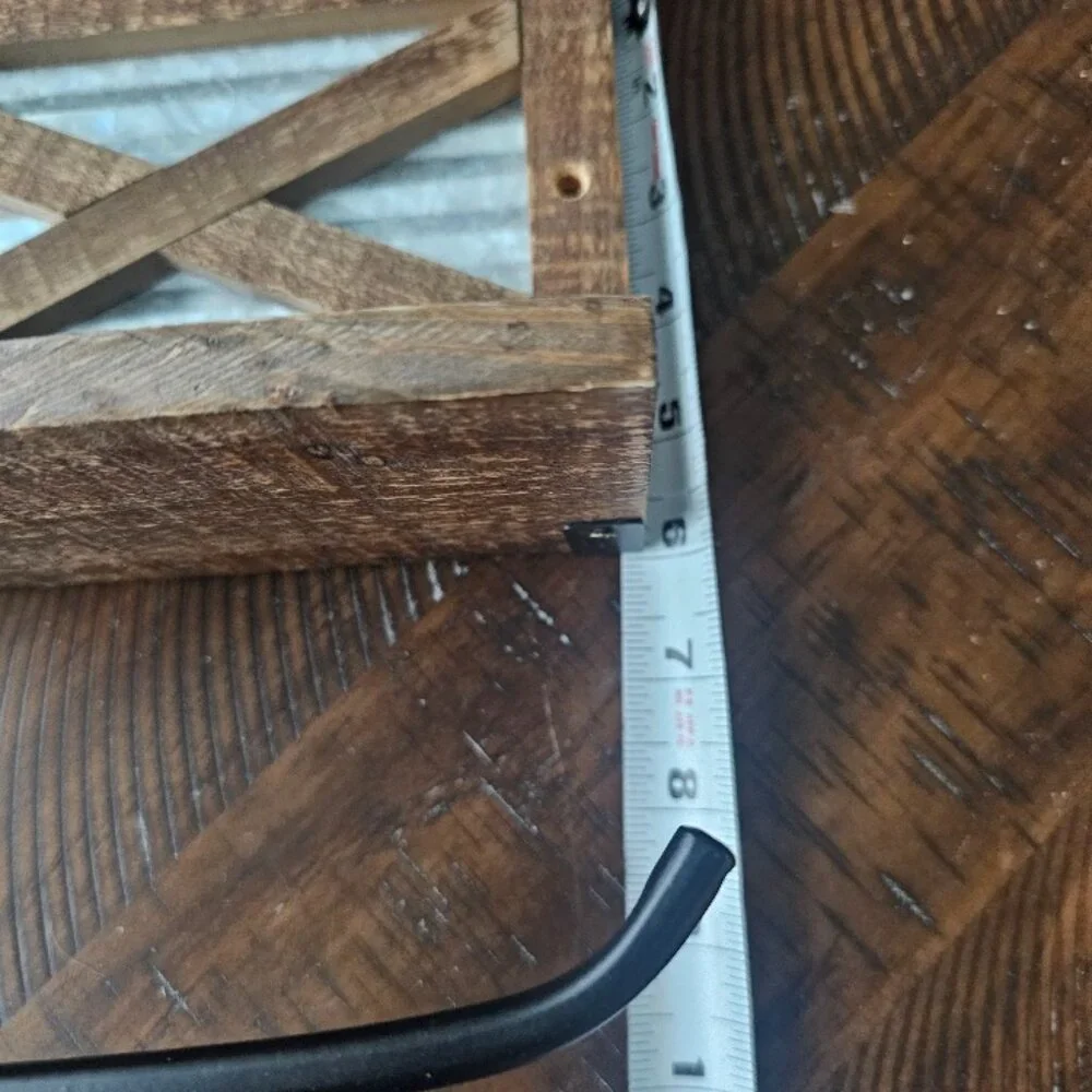 Metal and Wood Rustic Toilet Paper Holder / Hand Towel Hook ~ 2 AVAILABLE